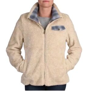 PENDLETON Flannel Lined Sherpa/Wool Jacket Size Large